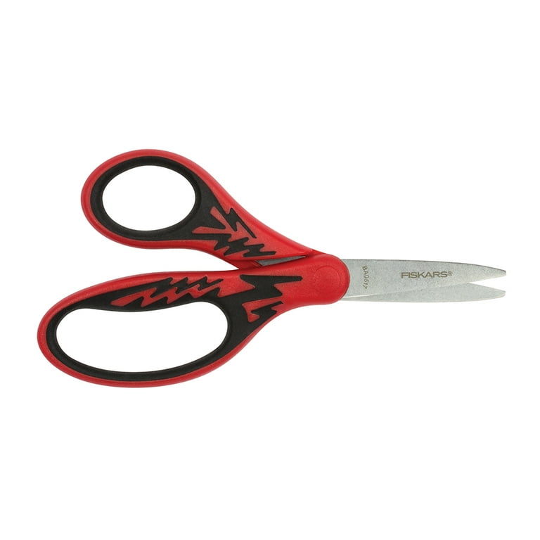 Fiskars Softgrip Scissors for Kids, 5 Length, 1-3/4 Cut, Pointed