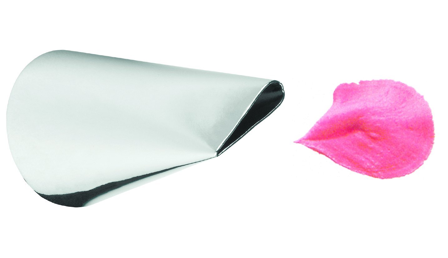 124 Petal Decorating Tip Pack of 3 Tips, Wilton Decorating Petal Tip