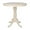 Unfinished, variant on Solid Wood 36" x 36" Round Pedestal Dining Table in Washed Gray Taupe