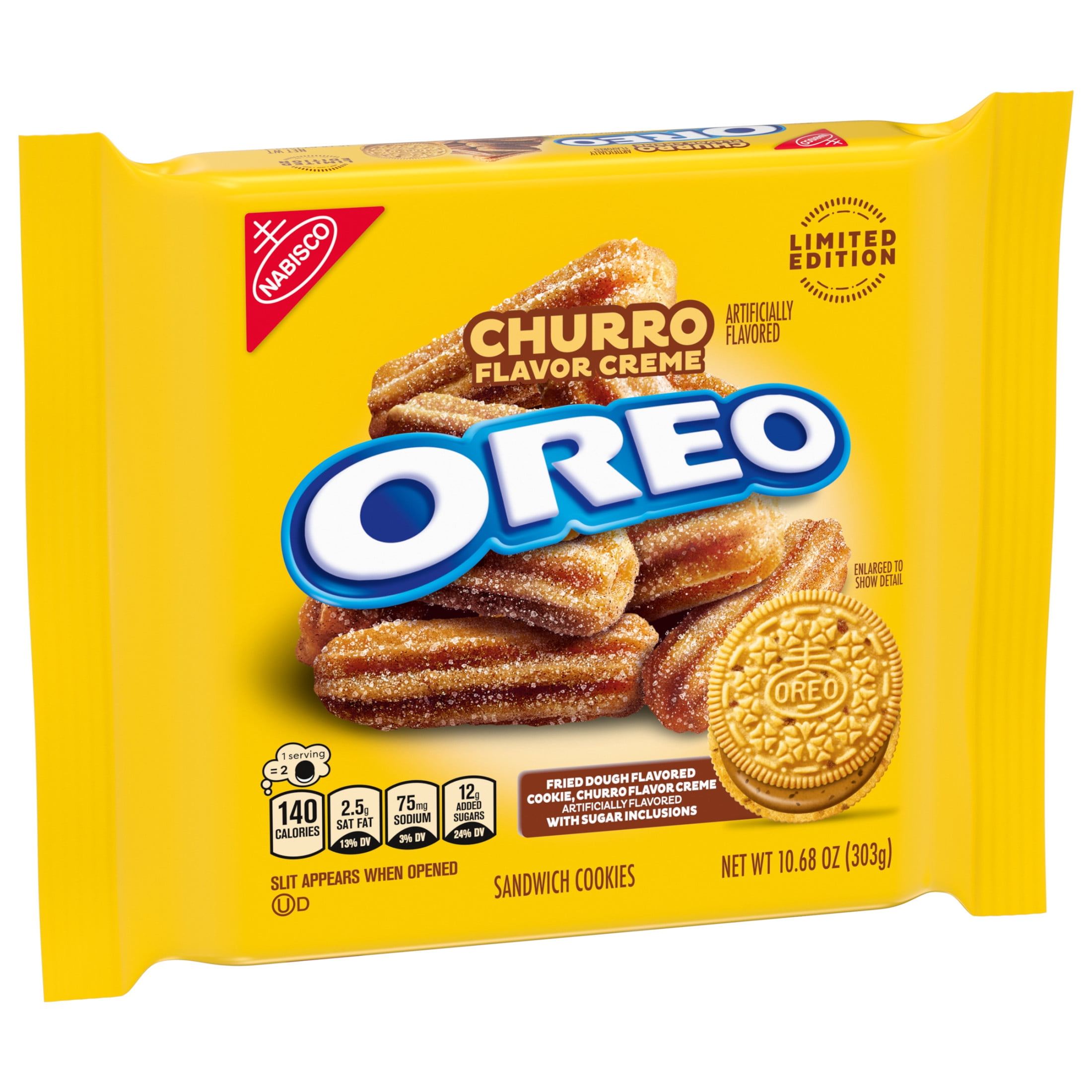 OREO Churro Creme Sandwich Cookies, Limited Edition, 10.68 oz