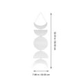 thumbnail image 2 of Toddmomy Hanging Acrylic Mirror Moon Phase Room 1Set 32.3x7.9x0.1In, 2 of 8