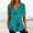 Blue, variant on Bmawag Womens Summer Tops 2023 Boho Beach V-neck Print Casual Loose Oversized T-shirt Fashion Short Sleeve Plus Size Button Womens Tops, Up to 65% off!