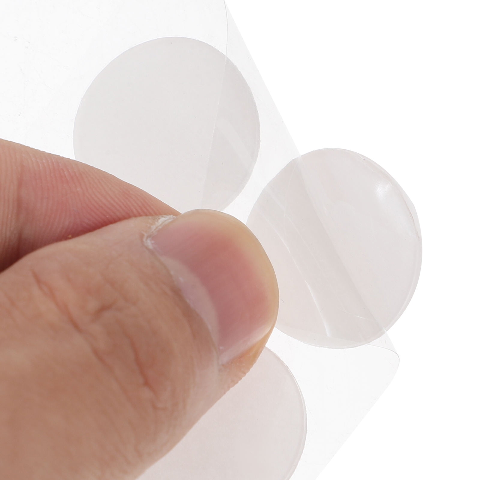 Worgeous 5 Sets Double-Sided Adhesive Dots Clear Removable Sticky Adhesive Putty Round No Trace Sticky Putty Waterproof Dot Stickers for Wall Hanging Decor