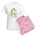 thumbnail image 6 of CafePress - Wheaten Terrier Women's Light Pajamas - Women's Short Sleeve Print T-Shirt and Pants Light Cotton Pajama Set, 6 of 7