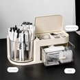 thumbnail image 4 of Wzzjkit Desk Organizer Cute Student Stationery Tray Pencil Cup Modern Office Desk Pencil Cup Trendy Study Table Accessory, 4 of 8