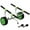 Black, Green, variant on Soozier Kayak Cart with Adjustable Width and Large Wheels, Red