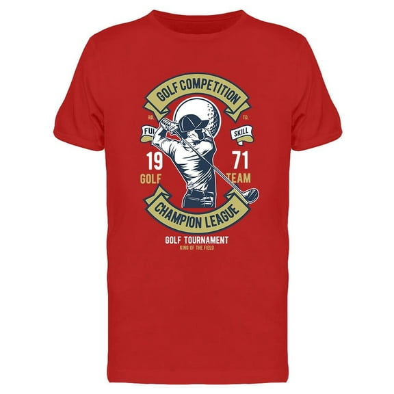 Golf Competition T-Shirt Men -Image by Shutterstock, Male Small