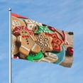 thumbnail image 2 of Kll Christmas Cookies Flag 4x6 Ft Parade Party Flag Outdoor Flag Decorative Flag Banner Flags Garden Flag Home House Flags, 2 of 7