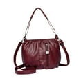 thumbnail image 3 of BELOVING Sac Hobo pour Femmes Chic Sac à Bandoulière Mode Sacs Hobo Sac sous le Bras Rouge Foncé, 3 of 10