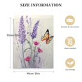 thumbnail image 2 of PIKWEEK  Lavender Canvas Wall Art Butterfly with Purple Flower Artwork Elegant Paintings for Living Room Bedroom Bathroom Wall Decor,Stretched and Framed Ready to Hang,, 2 of 5