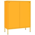 thumbnail image 5 of vidaXL Drawer Cabinet Mustard Yellow 31.5"x13.8"x40" Steel, 5 of 9