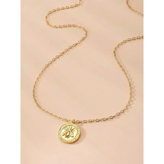 QQTDFG Coin Pendant Necklace Jewelry for Women Gift for Her Necklace Accessories-default