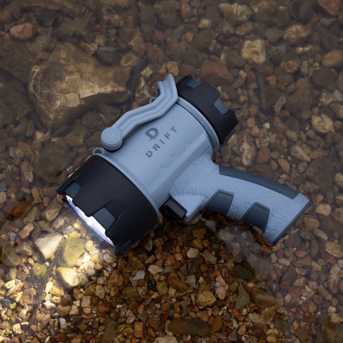 D DRIFT ALL THINGS WATER Rechargeable 1200LM Waterproof Spotlight, Waterproof, Floating, Lightweight
