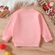 thumbnail image 5 of Blusas Manga Larga Gibobby Para Niñas Niños pequeños bebés Navidad Manga larga otoño invierno cálido Rosa 12-18 Meses, 5 of 5