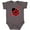 Charcoal Grey, variant on Inktastic Ladybug Lover Red and Black Girls Baby Bodysuit