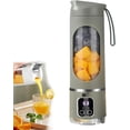 thumbnail image 1 of Digital Display Juicer,Portable Blender for Shakes and Smoothies,3 Speed,Usb Rechargeable 12-Blade Ice Crusher For Fresh Juices At Home Or On The Go, 1 of 8