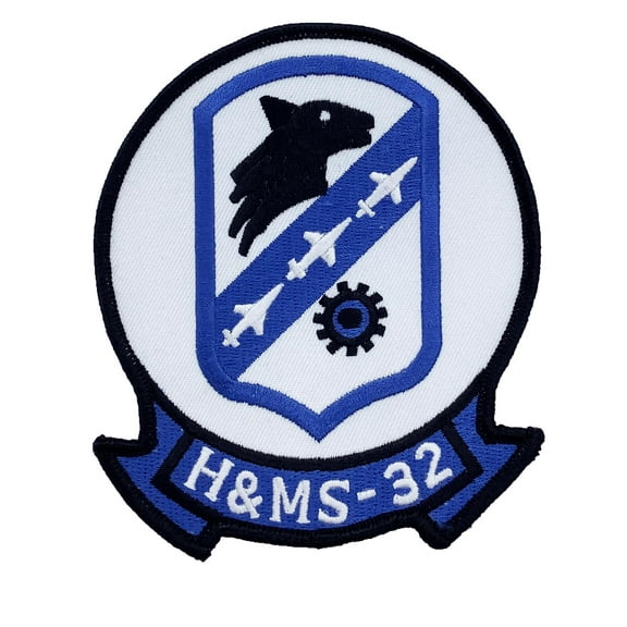 Marine Corps HMS 32 Patch - Plastic Backing
