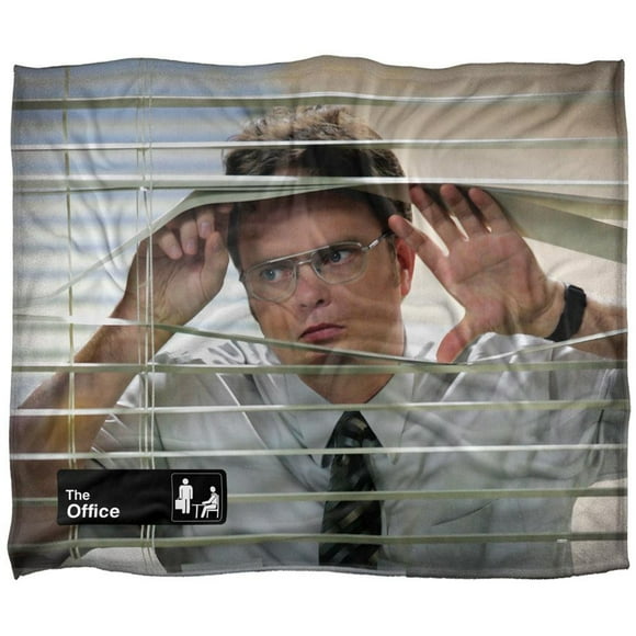 The Office Peek Dwight Blanket