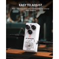 thumbnail image 3 of LEKATO Boost Guitar Pedal, 2-Mode Clean and TS Booster, Mini Boost Pedal for Electric Guitar, Truebypass, DC 9V, 3 of 8