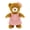 B, variant on Family Teddy Bear Stuffed Animal Set, 1-Pack Soft Plush Bear Dolls with Outfits, Cute Cuddly Toy Collection for Birthdays and Nursery Decor