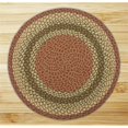 thumbnail image 1 of Earth Rugs 16-024 Olive-Burgundy-Gray Round Rug, 1 of 1