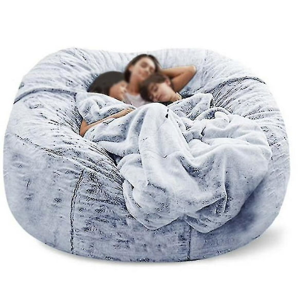 Lazy Sofa Bean Bag Artificial Fur Bean Bag Bean Sofa (without Filler)