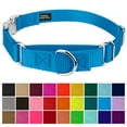 thumbnail image 2 of Country Brook Petz® Ice Blue Heavyduty Nylon Martingale with Premium Buckle, Small, 2 of 6
