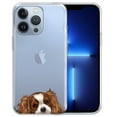 thumbnail image 1 of WIRESTER Soft TPU Clear Case Slim Protective Cover for Apple iPhone 13 Pro Max 6.7" 2021, Animal Cavalier King Charles Spaniels Dog, 1 of 3