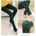 thumbnail image 2 of 2022 Autumn And Winter Padded Plus Velvet Leggings Women's High Waist Size Pearl Velvet Foot Warm Pants, 2 of 10