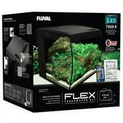 Fluval 9-Gallon FLEX Aquarium Kit, Black