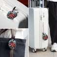 thumbnail image 6 of Fish 2pcs PU Leather Round Bag Tags Suitcase Handbag Tags with Privacy Cover and Name ID Tag for Travel Luggage, Handbags, Backpacks, School Bags, 6 of 6