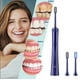 thumbnail image 1 of Cepillo de dientes eléctrico 3 cabezales sónico USB recargable | Cepillo de dientes para adultos temporizado de 6 velocidades | 42.000 vibraciones | Resistente al agua IPX7 | 3 cabezales de cepillo, 1 of 8