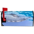 thumbnail image 5 of Coolnut Mailbox Covers, Magnetic Standard Size Dolphins Posing in Clear Water Seasonal Mail Wraps for Home Outdoor Decor, 20.7"x18.03", 5 of 5