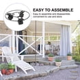 thumbnail image 3 of MasteelfCA Support de Plante Rond en Fer Caddy Support de Pot de Fleurs Mobile Base de Pot de Plante Plateau, 3 of 7