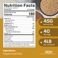 thumbnail image 5 of Jai Ho Organic Urad Gota Black Gram Whole Hulled 4 lb | Black Gram Whole Hulled | Indian Urad Gota | USDA Organic | Non-GMO | Chemical-Free | Kosher, 5 of 10