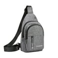 thumbnail image 2 of Crossbody Running Waist Pack Adjustable Multi Pocket Sports Fanny Pack for Jogging Cycling Hiking Travel Workout Essentials for Men and Women Lightweight Breathable Storage Bag, 2 of 6