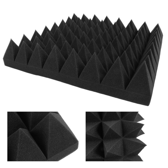 Pyramid Acoustic Foam, Acoustic Foam Panel Easy To Install Wide Usage for Game Room