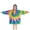 Rainbow Tie Dye, variant on Rainbow Tie Dye Spiral Pattern Blanket Hoodies for Kids 6-13YR Oversize Wearable Blanket Hoodies for Boys Girls Teens