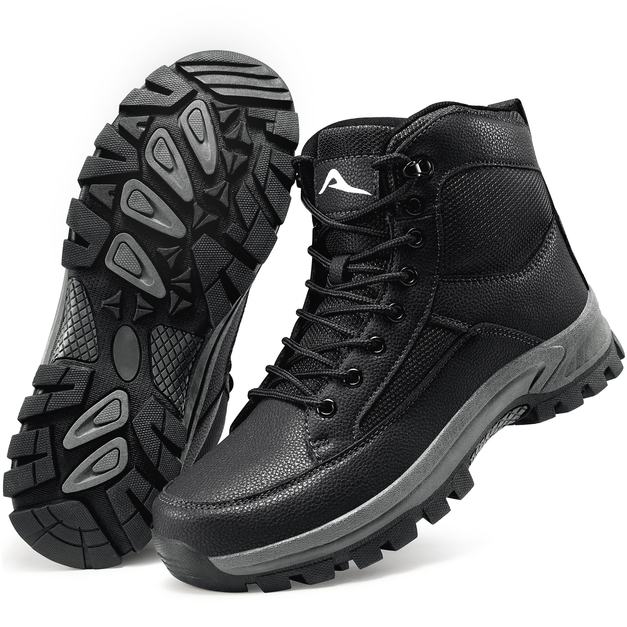Ablanczoom Hiking Boots Mens Work Shoes: No-slip Men Ankle Boots Outdoor Hiking Shoes