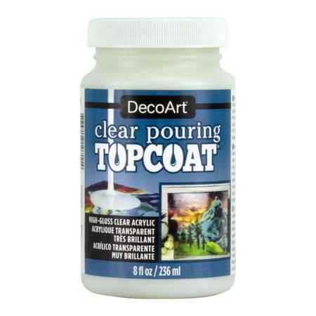UPC: 0766218107114 | DecoArt Clear Pouring Topcoat  8 oz.
