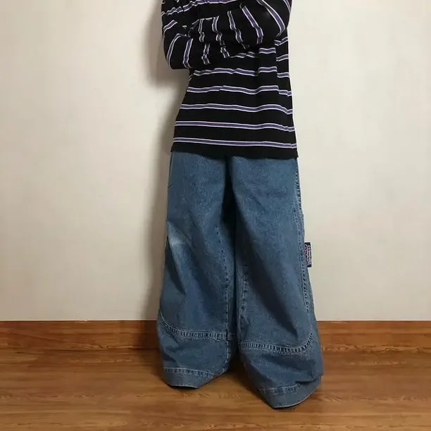 Vintage y2k jeans JNCO Kangaroo men and women Harajuku casual