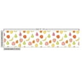 thumbnail image 3 of Fruits Fabric by the Yard, Graphics of Pears Oranges Peaches Lemons Apples Bananas, Decorative Upholstery Fabric for Sofas and Home Accents, Multicolor by Ambesonne, 3 of 5