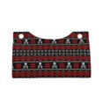 thumbnail image 4 of Lsque Vintage Maple Leaf with Skull Pattern Printed Long Tissue Box Cover Holder, Facial Paper Organizer Dispenser,Triangle with Bottom Belt, PVC Leather Decorative Organizer, 4 of 9
