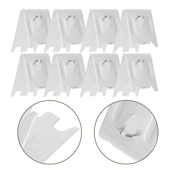 OULII 10Pcs Refrigerator Clip Magnets Stainless Steel Space Optimization For Business Owners