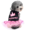 thumbnail image 1 of Dog Elegant Crown Lace Lace Dress Dog Clothing Pet Supplies Pet Spring Summer Cool Dress, 1 of 6