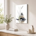 thumbnail image 2 of Elegant Zen Stones Canvas Wall Art Framed Canvas Prints Minimalist Nature Wall Art, Peaceful Zen Wall Art for Bathroom Wall Art, Bedroom Wall Decor, Meditation Yoga Room Wall Decor, 2 of 7