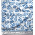 thumbnail image 1 of Soimoi Rayon Fabric Leaves Artistic Decor Fabric Printed Yard 42 Inch Wide, 1 of 3