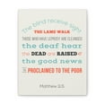 thumbnail image 6 of Scripture Walls  The Blind Receive Sight Matthew 11:5 Christian Wall Art Bible Verse Print Ready To Hang Unframed, 6 of 17