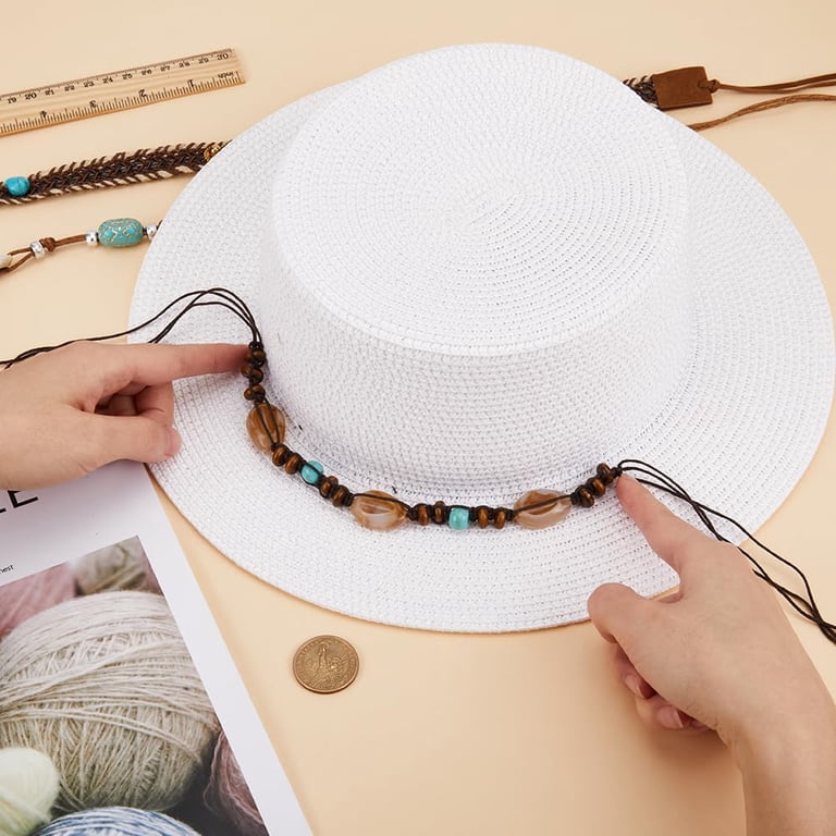 4 Styles Western Cowboy Hat Band Ethnic Adjustable Western  display picture 1