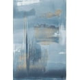 thumbnail image 2 of Pinto, Patricia 17x24 Black Ornate Wood Framed with Double Matting Museum Art Print Titled - Water Blue Vertical, 2 of 4
